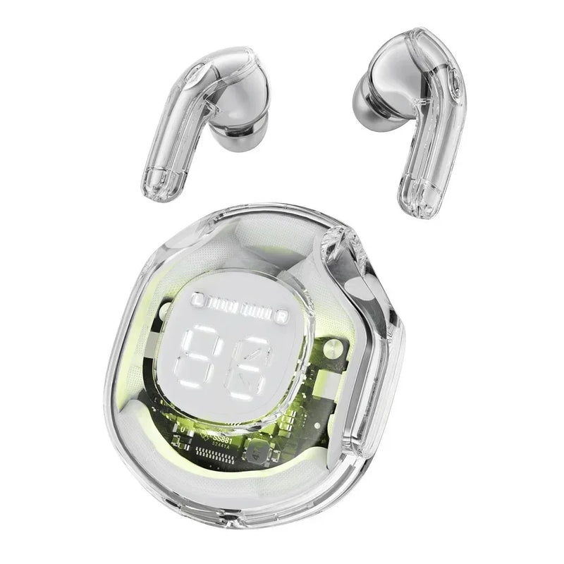 Fone De Ouvido Bluetooth Transparente